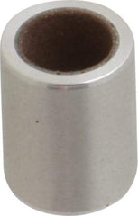 Pacific Bearing - 1/4" Inside x 3/8" Outside Diam, Aluminum Anti-Friction Sleeve Bearing - 1/2" OAL - Exact Tool & Supply