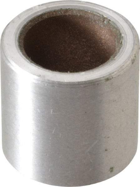 Pacific Bearing - 1/2" Inside x 3/4" Outside Diam, Aluminum Anti-Friction Sleeve Bearing - 1" OAL - Exact Tool & Supply