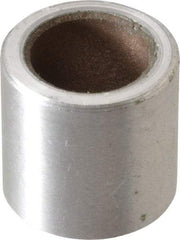 Pacific Bearing - 1/2" Inside x 3/4" Outside Diam, Aluminum Anti-Friction Sleeve Bearing - 1" OAL - Exact Tool & Supply