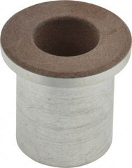 Pacific Bearing - 1/2" Inside x 3/4" Outside Diam, Aluminum Anti-Friction Sleeve Bearing - 1" Outside Diam, 1" OAL - Exact Tool & Supply