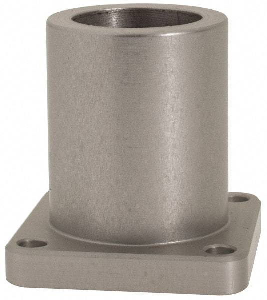 Pacific Bearing - 1/2" ID, 1.63" OAW x 1.687" OALFlange Mounted Bearing - 975 Lb Static Cap - Exact Tool & Supply