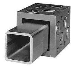 Pacific Bearing - 1" Wide Flange Base - For Use with Linear Bearings - Exact Tool & Supply