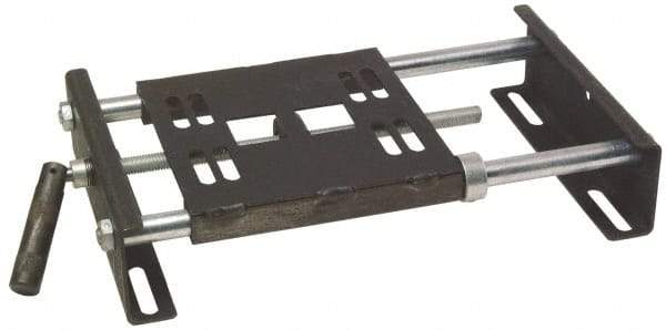 Lovejoy - 5/8" Bolt Steel Rigid Fixed Base Motor Base - Hand Crank Type, 254T, 256T NEMA Frame - Exact Tool & Supply