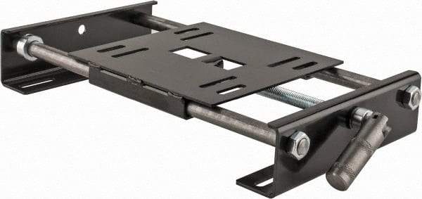 Lovejoy - 9/16" Bolt Steel Rigid Fixed Base Motor Base - Hand Crank Type, 182T, 184T NEMA Frame - Exact Tool & Supply