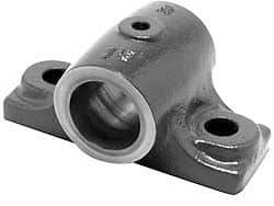 Made in USA - 3-3/4" OALSolid Bearing - Cast Iron - Exact Tool & Supply