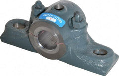 Made in USA - 4-1/4" OALSplit Bearing - Cast Iron - Exact Tool & Supply