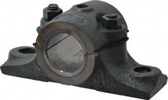 Made in USA - 5-1/4" OALSplit Bearing - Cast Iron - Exact Tool & Supply