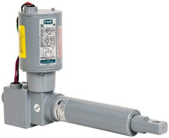 Duff-Norton - 6" Stroke Len, 25% Duty Cycle, 115 Volt, Linear Electromechanical Actuator with Limit Switch - AC Input, 0.58" per Second, 500 Lb Capacity - Exact Tool & Supply