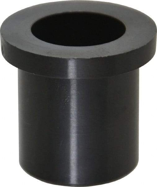 Poly Hi Solidur - 5/8" Inside x 13/16" Outside Diam, Nylon Sleeve Bearing - 1-1/16" Outside Diam, 5/32" Flange Thickness, 1" OAL - Exact Tool & Supply