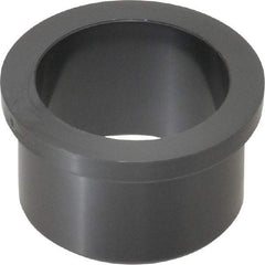 Poly Hi Solidur - 1-1/4" Inside x 1-1/2" Outside Diam, Nylon Sleeve Bearing - 1-3/4" Outside Diam, 0.2" Flange Thickness, 1" OAL - Exact Tool & Supply