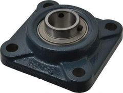Value Collection - 95mm OAL4-Bolt Metric Flange - 3100 Lb Dyn Cap, Cast Iron - Exact Tool & Supply