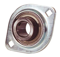 Value Collection - 4-7/16" OAL2-Bolt Flange - 2350 Lb Dyn Cap, Steel - Exact Tool & Supply