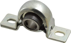 Value Collection - 3-3/8" OALPillow Block - 1160 Lb Dyn Cap, Steel - Exact Tool & Supply