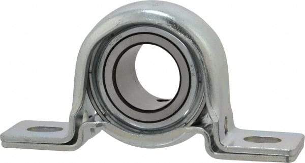 Value Collection - 4-1/4" OALPillow Block - 1700 Lb Dyn Cap, Steel - Exact Tool & Supply