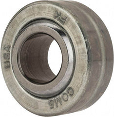 Made in USA - 5/16" Bore Diam, 6,475 Lb Dynamic Capacity, 3/8" Wide, Ball-Joint Spherical Plain Bearing - 3/4" OD - Exact Tool & Supply