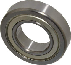 Tritan - 1" Bore Diam, 2" OD, Double Shield Deep Groove Radial Ball Bearing - 1/2" Wide, 1 Row, Round Bore, 1,350 Lb Static Capacity, 2,261 Lb Dynamic Capacity - Exact Tool & Supply