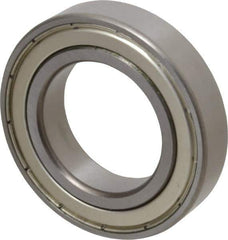 Tritan - 1-1/2" Bore Diam, 2-5/8" OD, Double Shield Deep Groove Radial Ball Bearing - 9/16" Wide, 1 Row, Round Bore, 2,650 Lb Static Capacity, 3,780 Lb Dynamic Capacity - Exact Tool & Supply