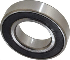 Tritan - 1-1/8" Bore Diam, 2-1/8" OD, Double Seal Deep Groove Radial Ball Bearing - 1/2" Wide, 1 Row, Round Bore, 1,690 Lb Static Capacity, 2,810 Lb Dynamic Capacity - Exact Tool & Supply