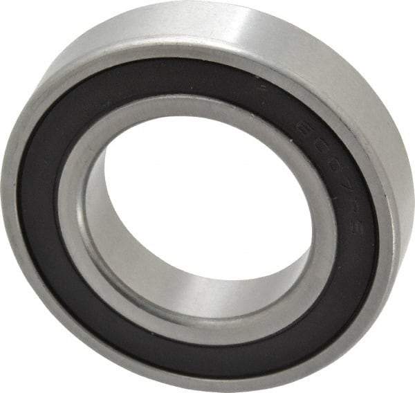 Tritan - 35mm Bore Diam, 62mm OD, Double Seal Deep Groove Radial Ball Bearing - 14mm Wide, 1 Row, Round Bore, 2,310 Lb Static Capacity, 3,600 Lb Dynamic Capacity - Exact Tool & Supply