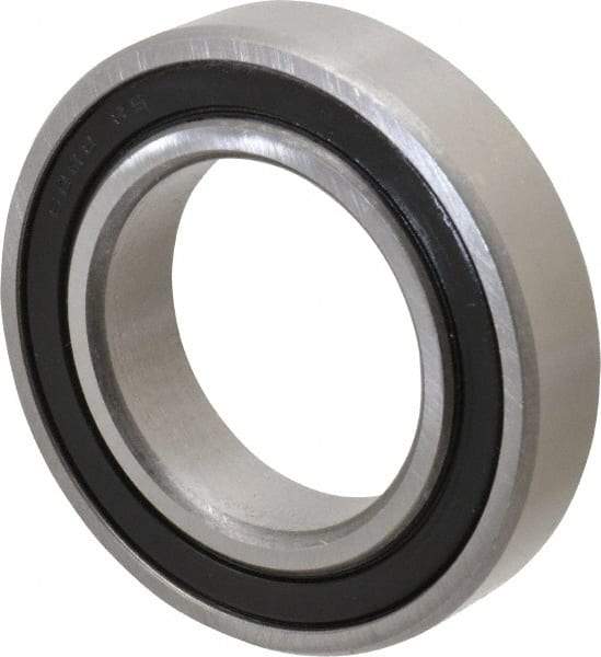 Tritan - 40mm Bore Diam, 68mm OD, Double Seal Deep Groove Radial Ball Bearing - 15mm Wide, 1 Row, Round Bore, 2,590 Lb Static Capacity, 3,750 Lb Dynamic Capacity - Exact Tool & Supply