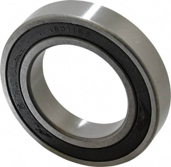 Tritan - 55mm Bore Diam, 90mm OD, Double Seal Deep Groove Radial Ball Bearing - 18mm Wide, 1 Row, Round Bore, 4,850 Lb Static Capacity, 6,350 Lb Dynamic Capacity - Exact Tool & Supply