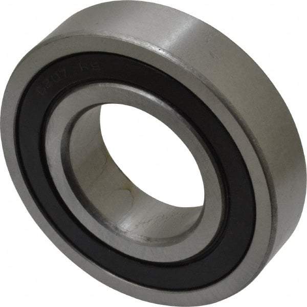 Tritan - 35mm Bore Diam, 72mm OD, Double Shield Deep Groove Radial Ball Bearing - 17mm Wide, 1 Row, Round Bore, 3,400 Lb Static Capacity, 5,800 Lb Dynamic Capacity - Exact Tool & Supply