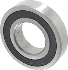 Tritan - 35mm Bore Diam, 72mm OD, Double Seal Deep Groove Radial Ball Bearing - 17mm Wide, 1 Row, Round Bore, 3,400 Lb Static Capacity, 5,800 Lb Dynamic Capacity - Exact Tool & Supply