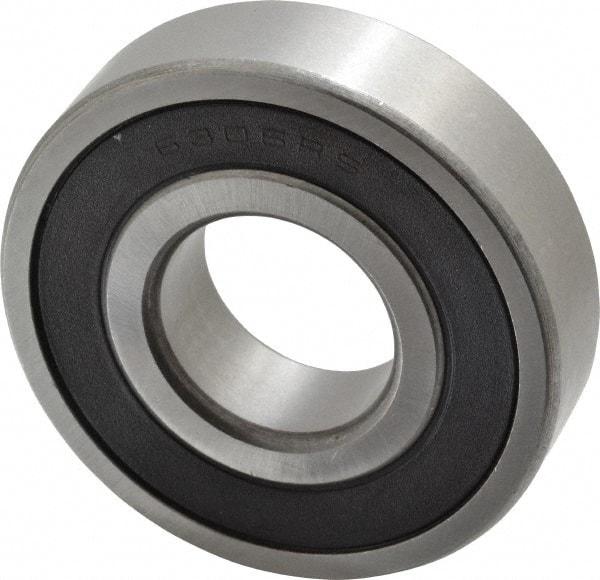 Tritan - 30mm Bore Diam, 72mm OD, Double Seal Deep Groove Radial Ball Bearing - 19mm Wide, 1 Row, Round Bore, 3,370 Lb Static Capacity, 6,000 Lb Dynamic Capacity - Exact Tool & Supply