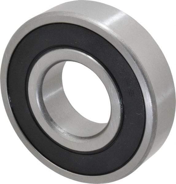 Tritan - 35mm Bore Diam, 80mm OD, Double Seal Deep Groove Radial Ball Bearing - 21mm Wide, 1 Row, Round Bore, 4,300 Lb Static Capacity, 7,500 Lb Dynamic Capacity - Exact Tool & Supply