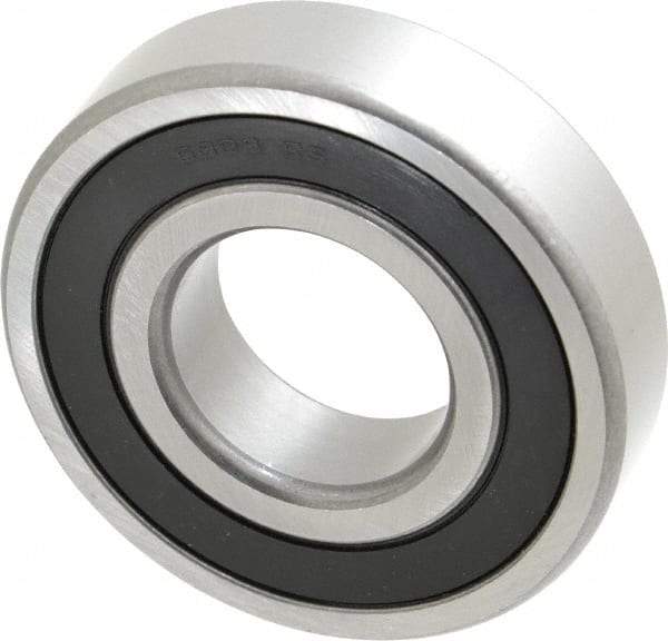 Tritan - 40mm Bore Diam, 90mm OD, Double Seal Deep Groove Radial Ball Bearing - 23mm Wide, 1 Row, Round Bore, 5,400 Lb Static Capacity, 9,100 Lb Dynamic Capacity - Exact Tool & Supply