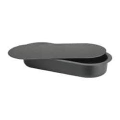 Made in USA - 15" Inside Length x 6" Inside Width, Chain & Belt Drive Guard - 16-1/4" OAL x 7-1/4" Overall Width, 2-1/2" High - Exact Tool & Supply