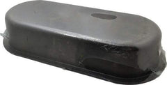 Made in USA - 18" Inside Length x 7" Inside Width, Chain & Belt Drive Guard - 19-1/4" OAL x 8-1/4" Overall Width, 3-1/2" High - Exact Tool & Supply