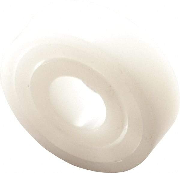Made in USA - 8mm Bore Diam, 22mm OD, Open Plastic Race Radial Ball Bearing - 7mm Wide, 1 Row, Round Bore, 33 Lb Static Capacity, 42 Lb Dynamic Capacity - Exact Tool & Supply
