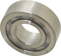 Made in USA - 5/8" Bore Diam, 1-3/8" OD, Open Precision Ground Radial Ball Bearing - 7/16" Wide, 1 Row, Round Bore, 138 Lb Static Capacity, 207 Lb Dynamic Capacity - Exact Tool & Supply