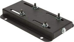 Made in USA - 5/16" Bolt Steel Rigid Fixed Base Motor Base - Adjusting Single Screw, 56 NEMA Frame - Exact Tool & Supply
