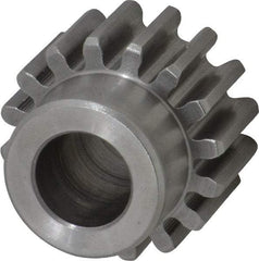 Browning - 12 Pitch, 1.333" Pitch Diam, 16 Tooth Spur Gear - 5/8" Bore Diam, 1-1/16" Hub Diam, Steel - Exact Tool & Supply