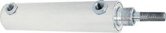 Mead - 1" Stroke x 2-1/2" Bore Double Acting Air Cylinder - 1/4 Port, 3/4-16 Rod Thread, -40 to 250°F - Exact Tool & Supply