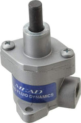 Mead - 11/16" Stroke x 1" Bore Single Acting Air Cylinder - 150 Max psi, -40 to 250°F - Exact Tool & Supply