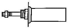 ARO/Ingersoll-Rand - Air Cylinder Flange - For 4" Air Cylinders, Use with ARO Economair Cylinders - Exact Tool & Supply