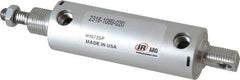ARO/Ingersoll-Rand - 2" Stroke x 1-1/8" Bore Double Acting Air Cylinder - 1/8 Port, 3/8-16 Rod Thread - Exact Tool & Supply