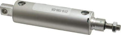 ARO/Ingersoll-Rand - 2-5/8" Stroke x 1-1/8" Bore Double Acting Air Cylinder - 1/8 Port, 3/8-16 Rod Thread - Exact Tool & Supply