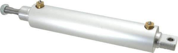 ARO/Ingersoll-Rand - 6" Stroke x 1-1/2" Bore Double Acting Air Cylinder - 1/4 Port, 1/2-13 Rod Thread - Exact Tool & Supply