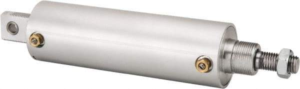 ARO/Ingersoll-Rand - 6" Stroke x 2-1/2" Bore Double Acting Air Cylinder - 3/8 Port, 3/4-10 Rod Thread - Exact Tool & Supply
