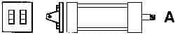 ARO/Ingersoll-Rand - Air Cylinder MP2 Clevis Rear Mount Kit - For 2" Air Cylinders, Use with Provenair Series - Exact Tool & Supply