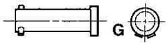 ARO/Ingersoll-Rand - Air Cylinder Pivot Pin - For 3-1/4 & 4" Air Cylinders, Use with Provenair Series - Exact Tool & Supply