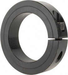 Climax Metal Products - 2-1/2" Bore, Steel, One Piece Clamp Collar - 3-3/4" Outside Diam, 7/8" Wide - Exact Tool & Supply
