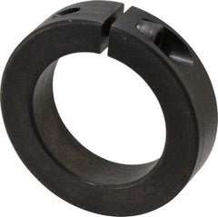 Climax Metal Products - 40mm Bore, Steel, One Piece Clamp Collar - 2-3/8" Outside Diam - Exact Tool & Supply