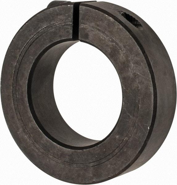 Climax Metal Products - 42mm Bore, Steel, One Piece Clamp Collar - 2-7/8" Outside Diam - Exact Tool & Supply