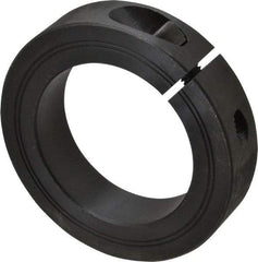 Climax Metal Products - 55mm Bore, Steel, One Piece Clamp Collar - 3-1/4" Outside Diam - Exact Tool & Supply