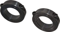 Climax Metal Products - 1-5/8" Bore, Steel, Two Piece Shaft Collar - 2-5/8" Outside Diam, 11/16" Wide - Exact Tool & Supply
